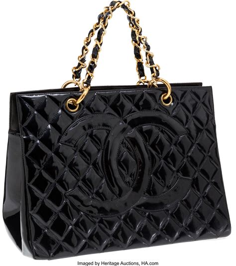 chanel black handbags|large black chanel tote bag.